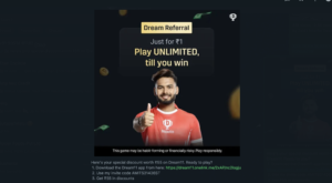 Dream11 Invite Code